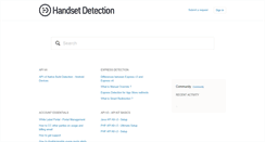 Desktop Screenshot of hello.handsetdetection.com