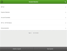 Tablet Screenshot of hello.handsetdetection.com